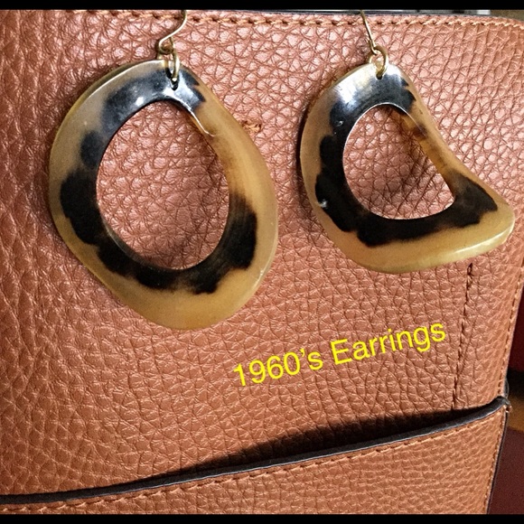 Jewelry - Vintage Earrings, 1960 BoHo Hippie Earrings